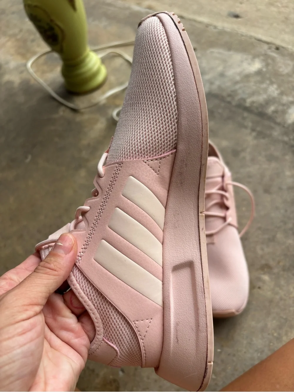 adidas Women’s Pink Mesh Athletic Sneakers